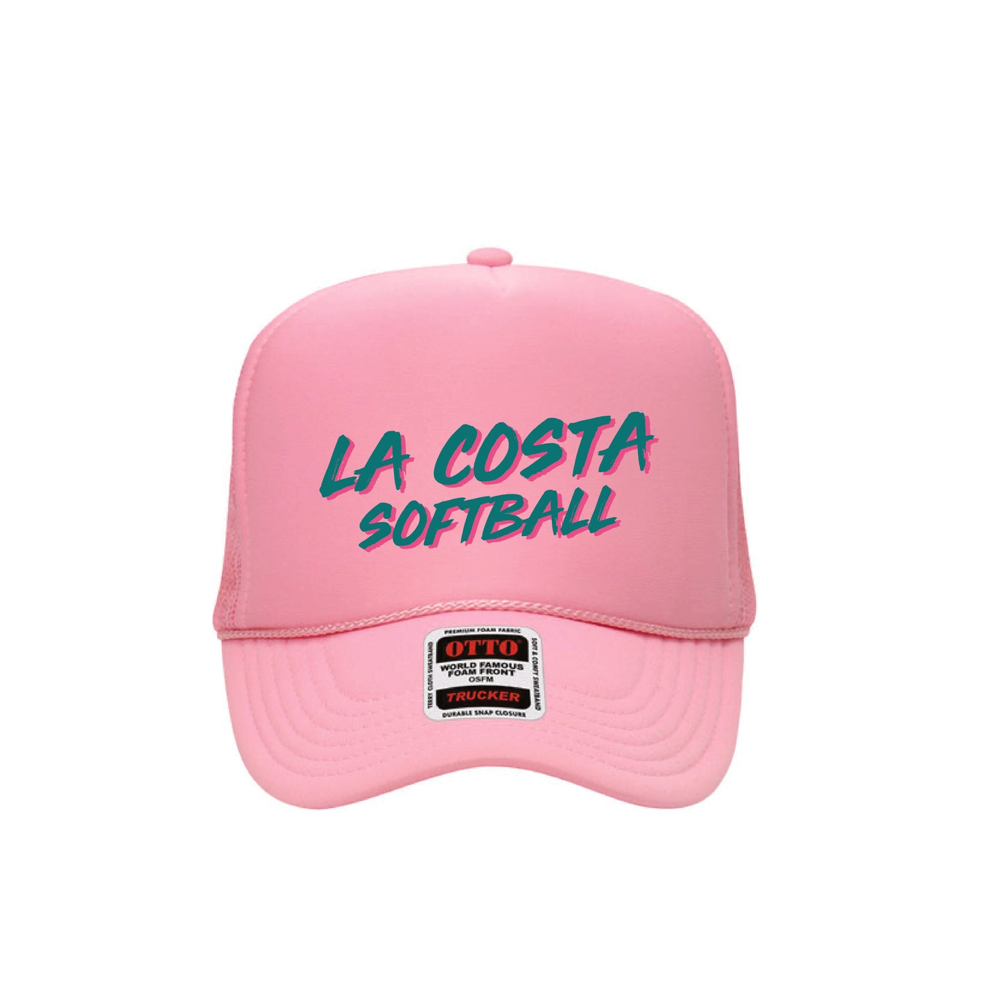 La Costa Trucker (Light Pink Splatter)