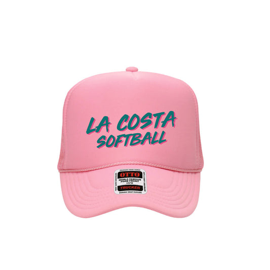 La Costa Trucker (Light Pink Splatter)