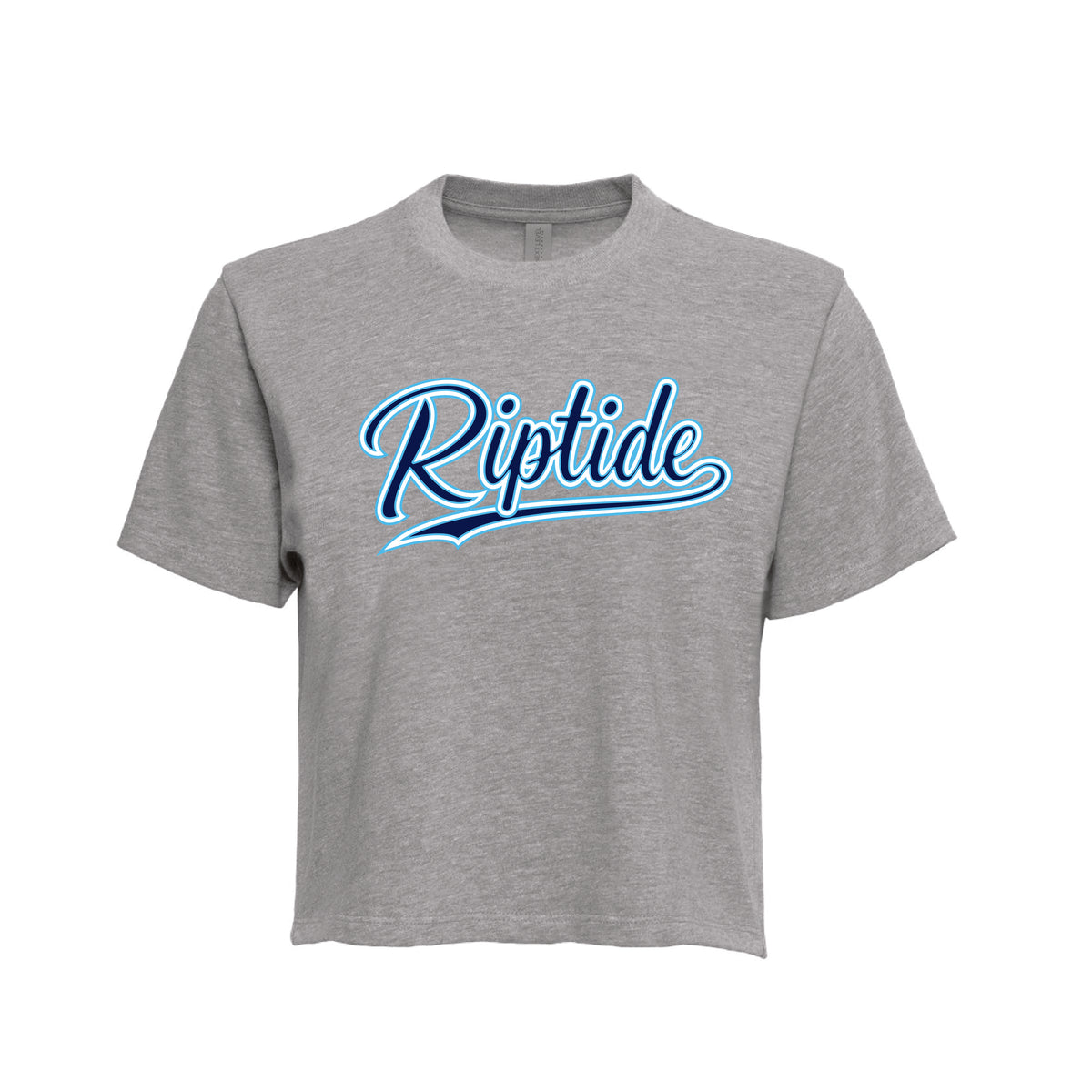 Riptide LCYO (LEW) - Ladies Boxy Tee - Riptide LC Script (Grey)