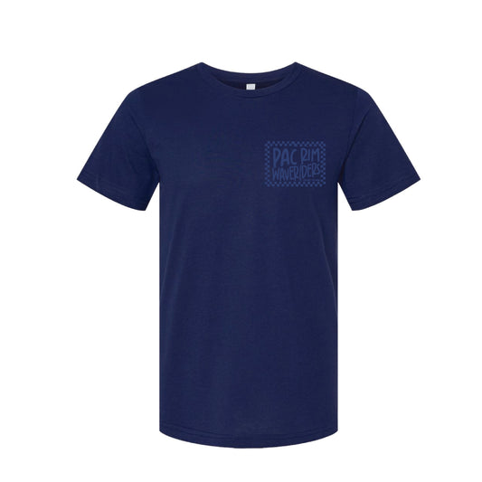 Pac Rim Spiritwear Surf Check Unisex Tee- Navy