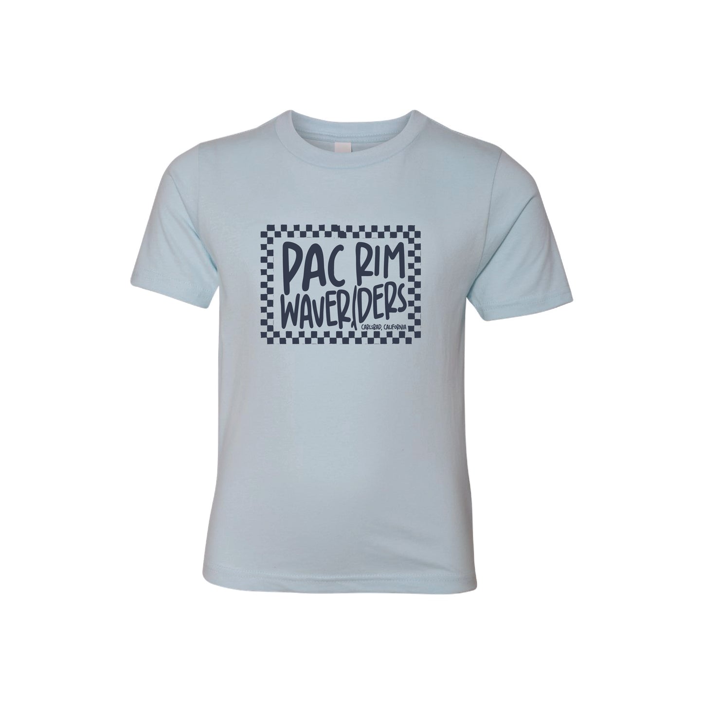 Pac Rim Spiritwear Surf Check Tee (Light Blue)
