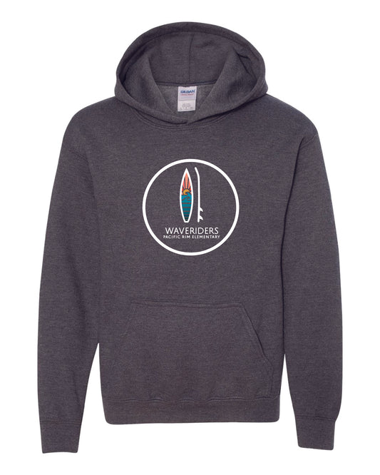Pac Rim Spiritwear Classic Logo Hoodie- Graphite Heather