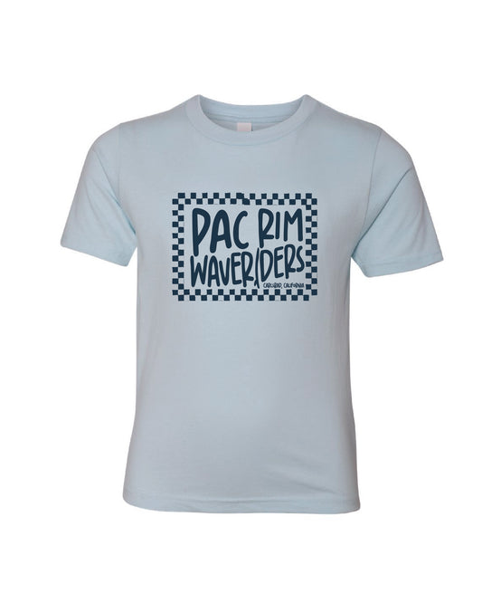 Pac Rim Spiritwear Surf Check Tee (Light Blue)