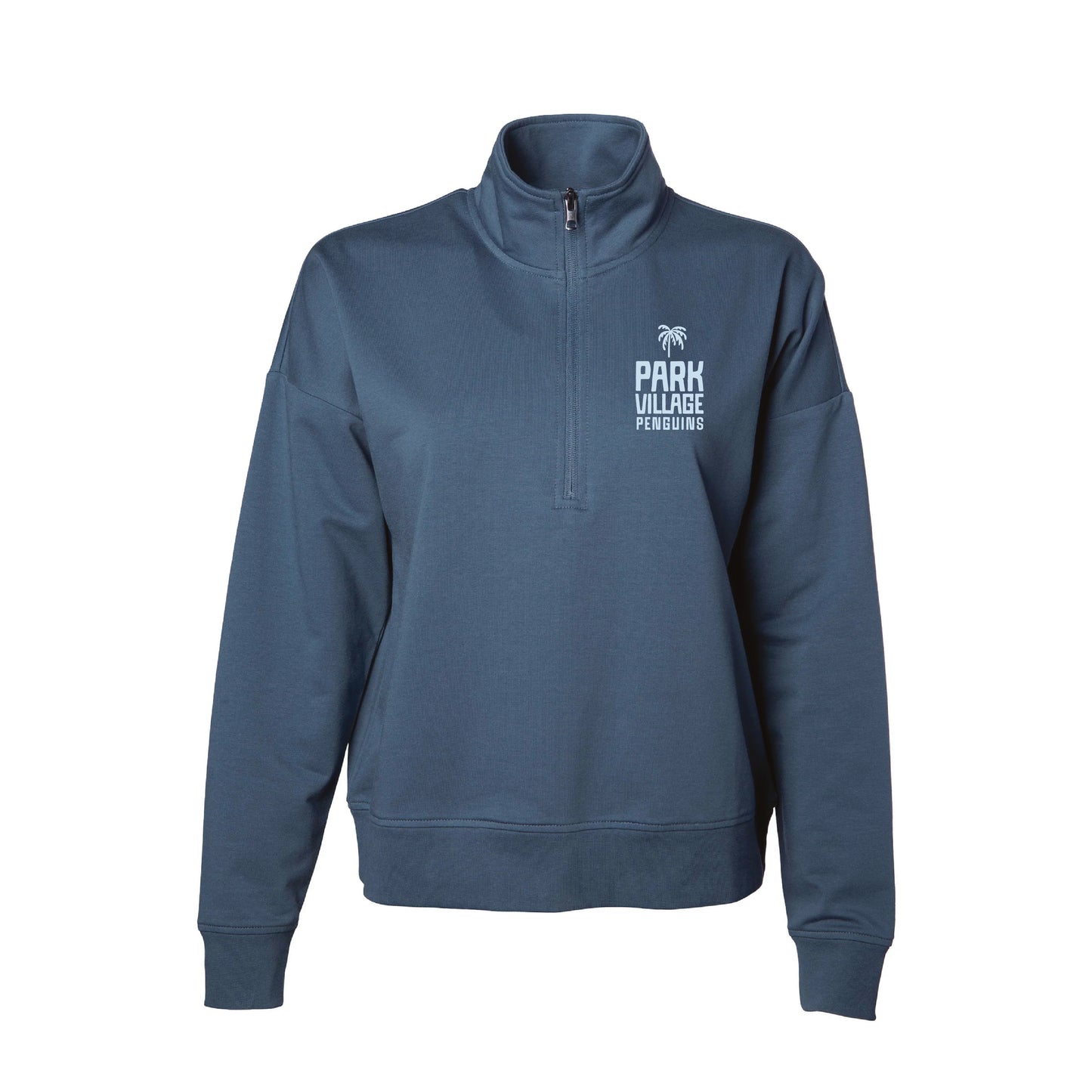 Park Village Elementary- Ladies Quarter Zip (Storm Blue)