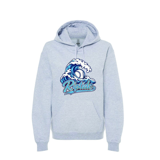 Riptide Lewis gray wave hoodie