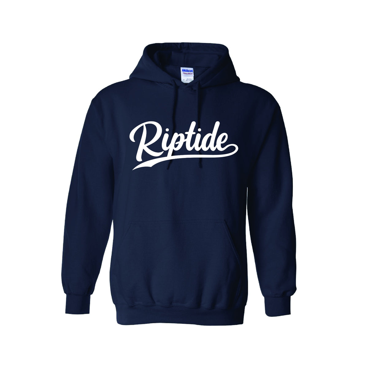 Riptide Lewis navy script hoodie