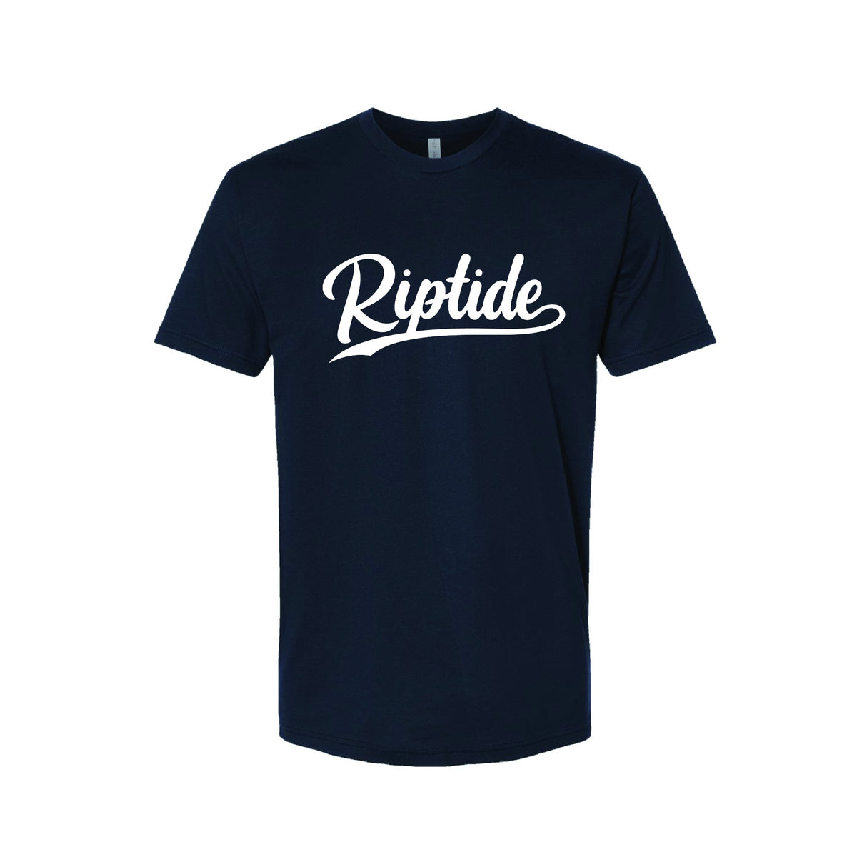 Riptide Lewis navy script tee