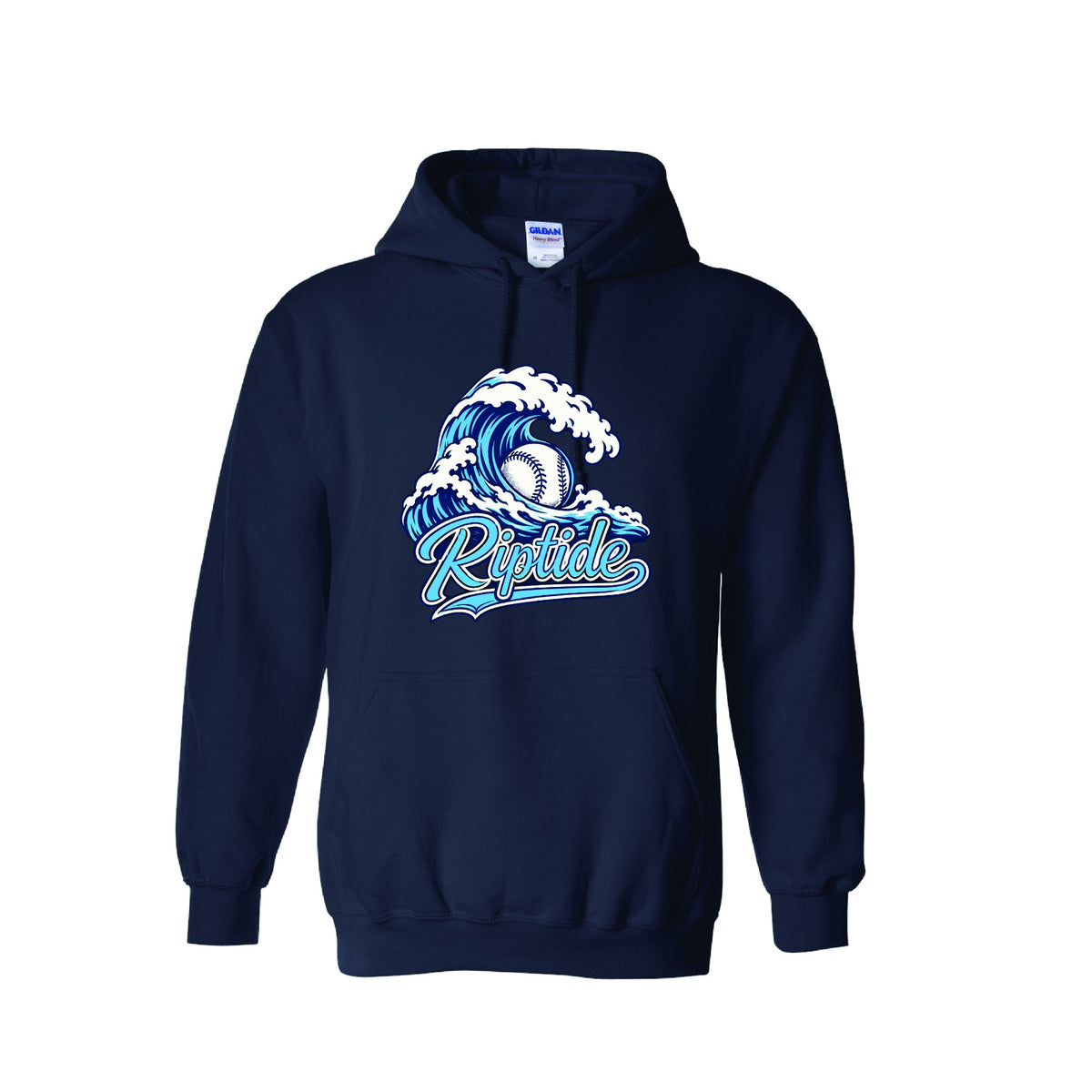 Riptide Lewis navy wave hoodie