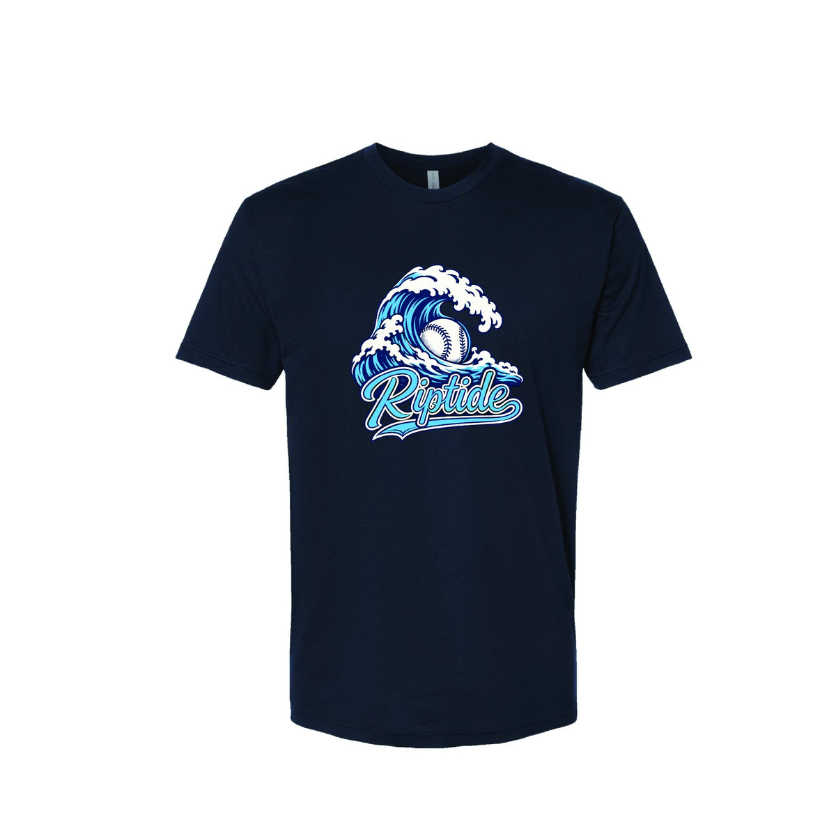 Riptide Lewis navy wave tee
