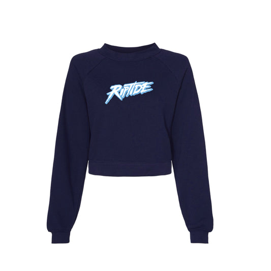 Riptide LCYO - Womens Cropped Raglan Fleece Sweatshirt