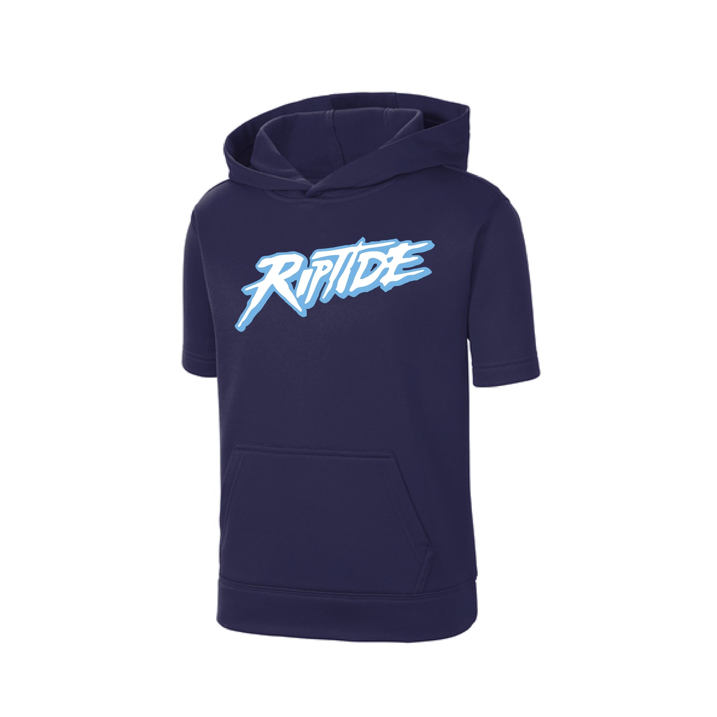 Riptide LCYO - Youth Sport-Tek Short Sleeve Hooded Pullover - Navy