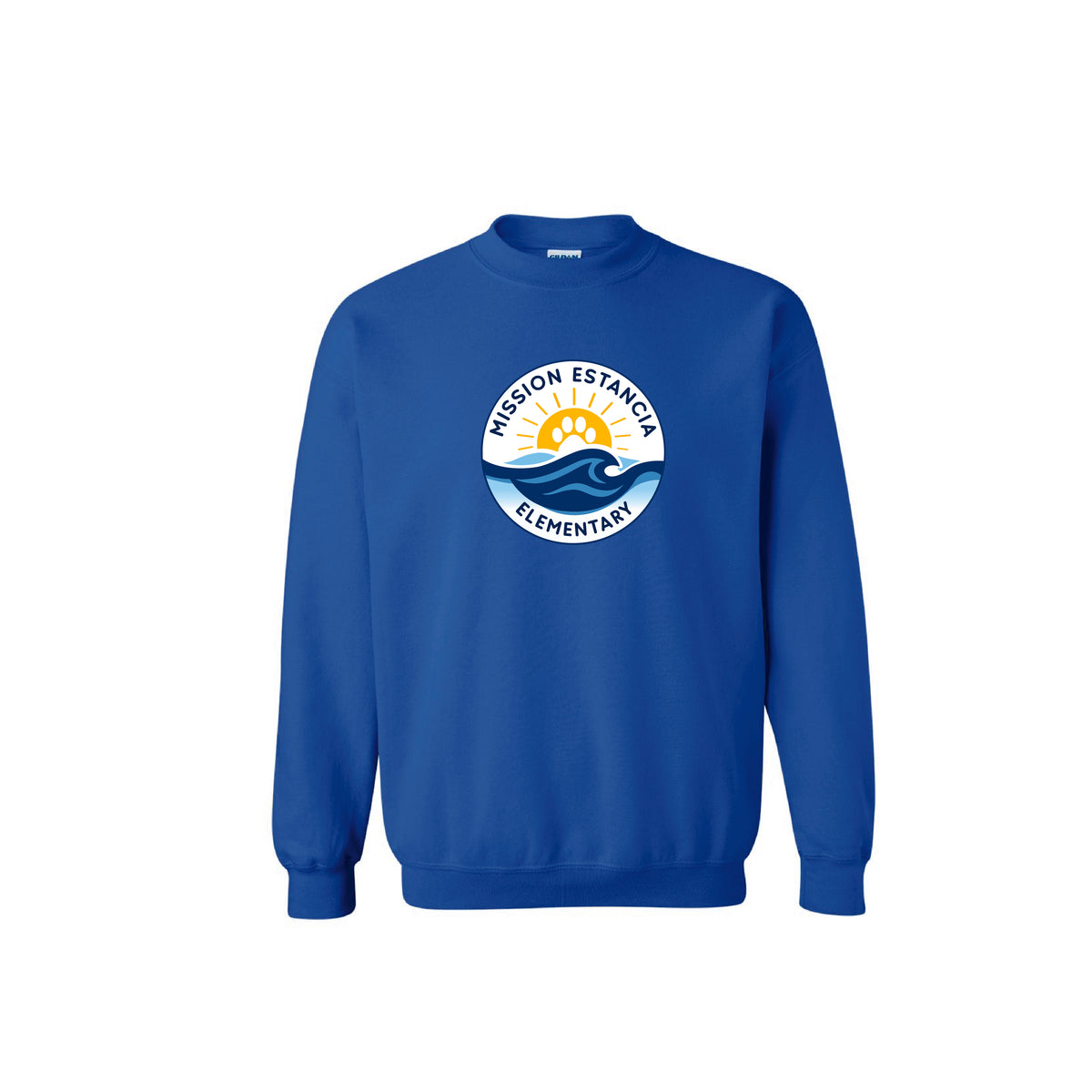Mission Estancia Elementary Spiritwear 2026 Heavyweight Crewneck (Royal)