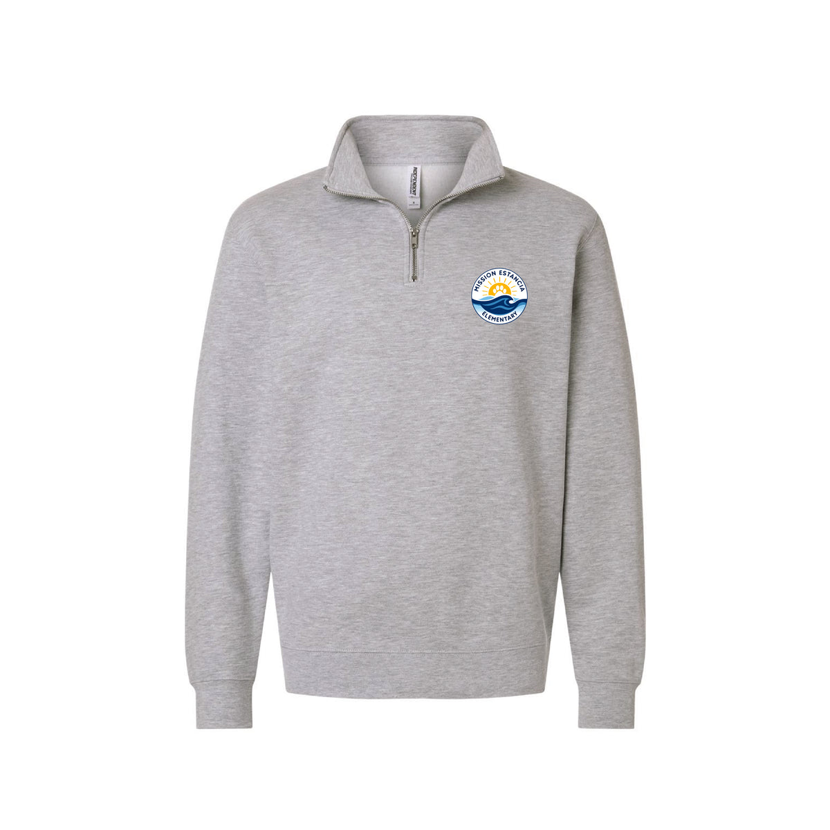 Mission Estancia Elementary Spiritwear 2026 Unisex Quarter Zip (Sport Grey)