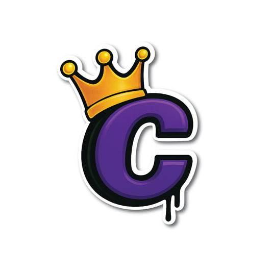 Chaos Softball 3" Sticker- "C"