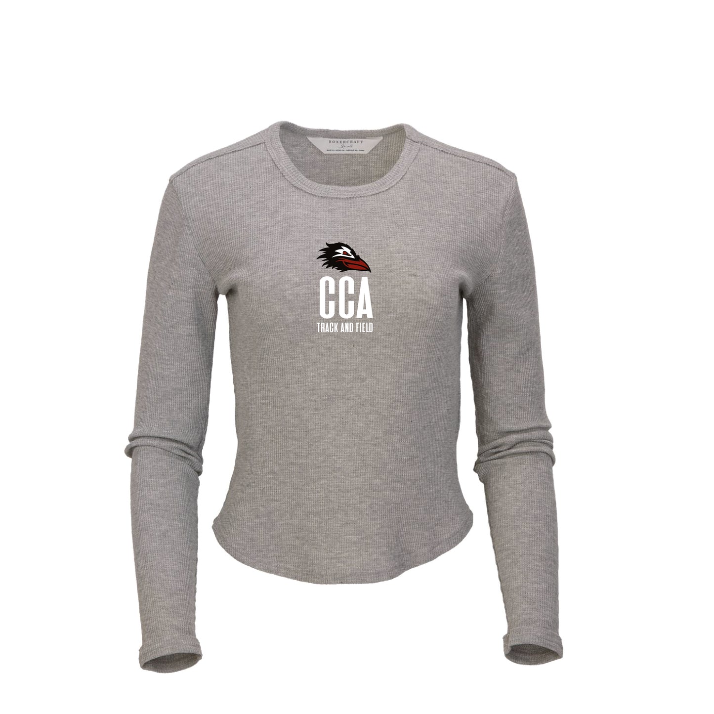 CCA Track and Field Waffle Knit Long Sleeve Tee