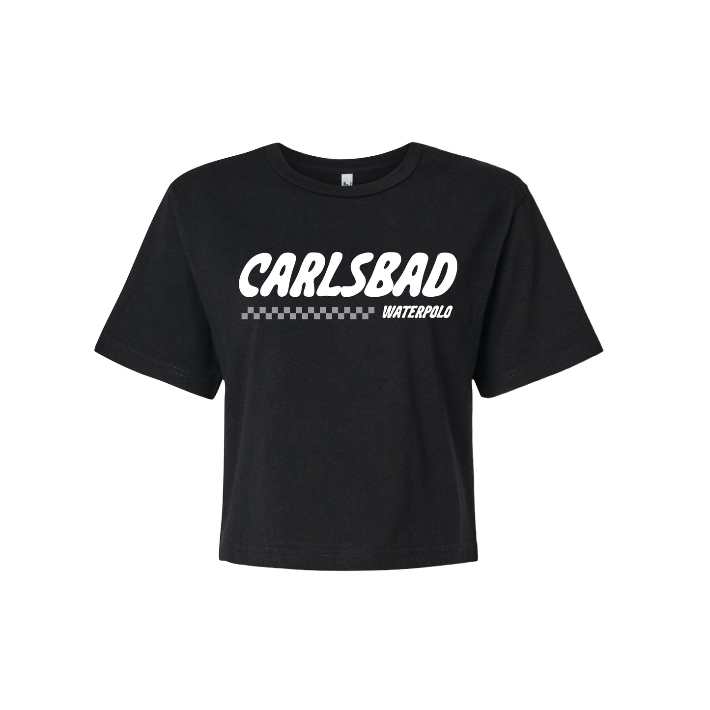 Carlsbad Water Polo Womens Check Boxy Tee