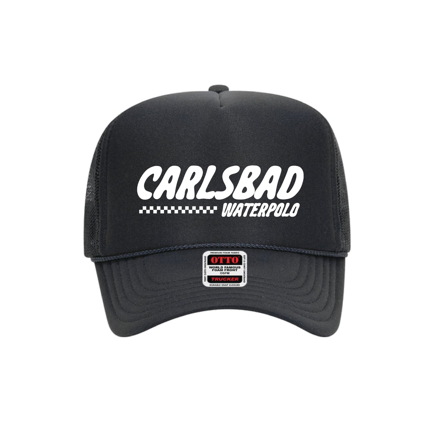 Carlsbad Check Trucker - Black