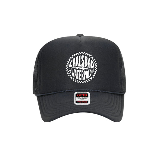 Carlsbad Check Patch Trucker - Black