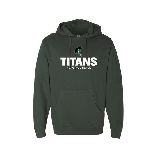 PHS Flag Football -Classic Independent Trading Unisex Hoodie (Alpine Green)
