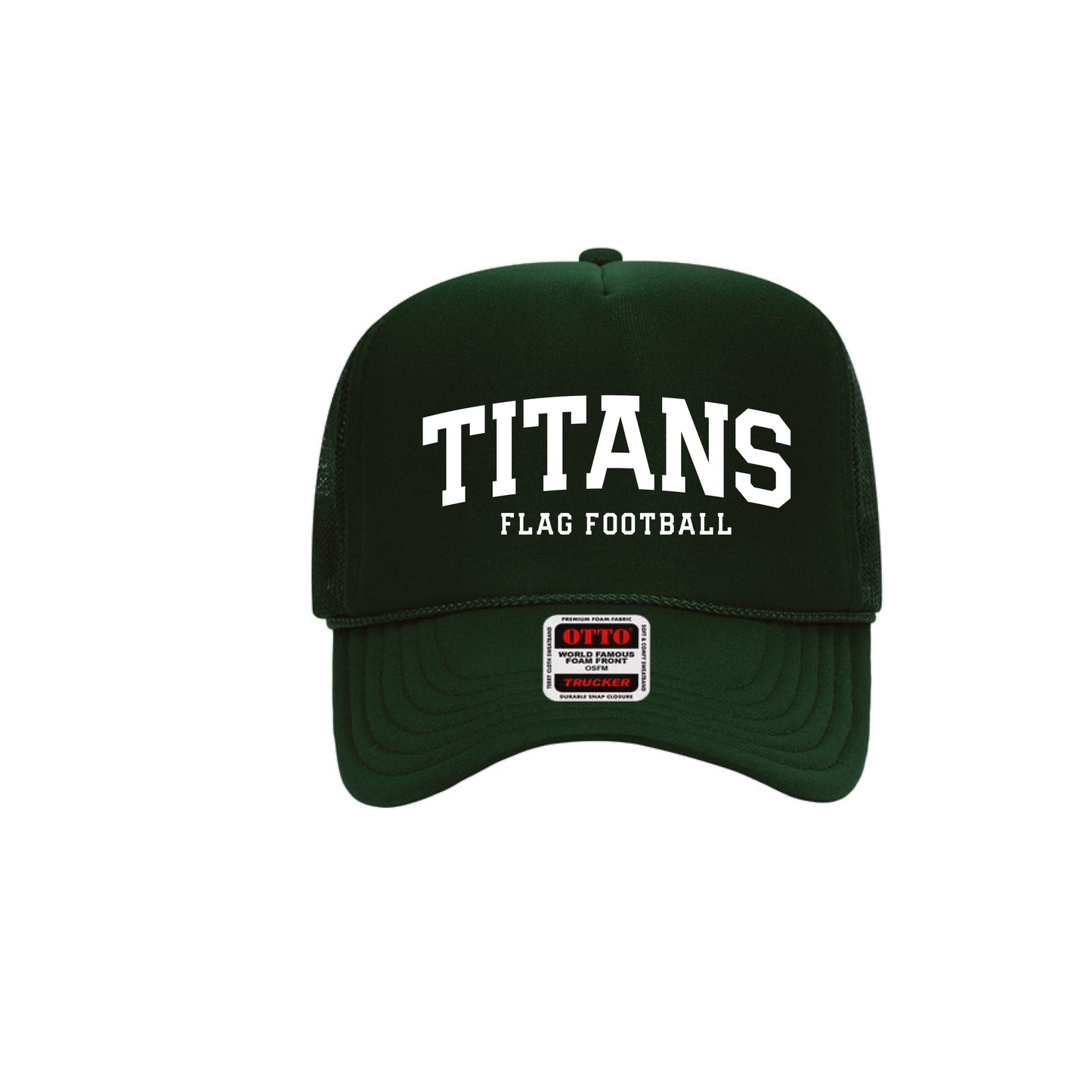 PHS Flag Football - Titans Flag Football Trucker (Dark Green)